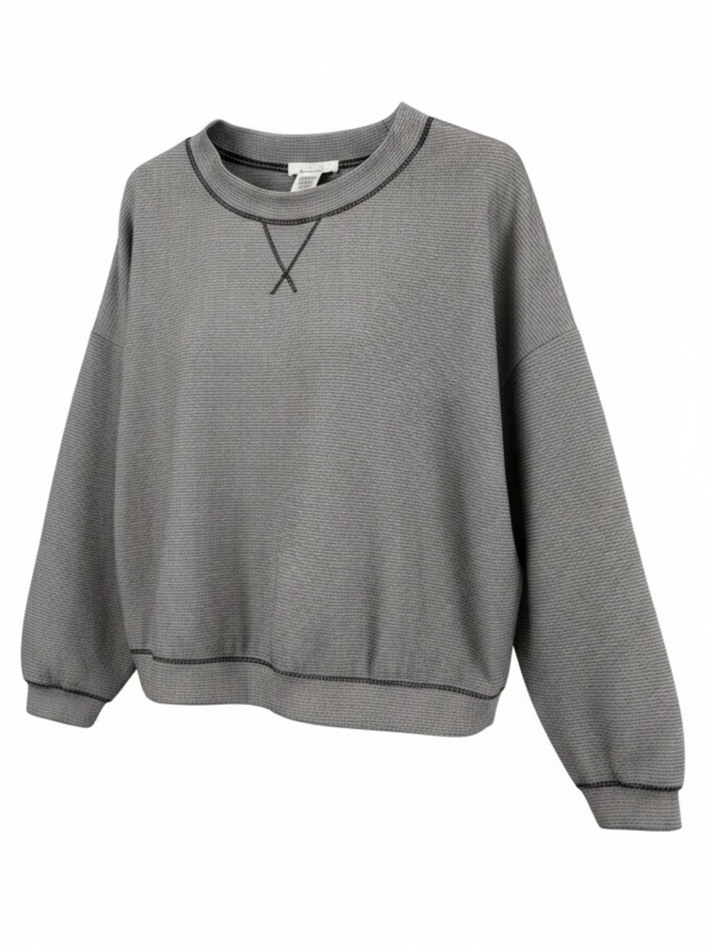 NWOT Urban Romantics Size L Gray Poly-Spandex Oversized Top